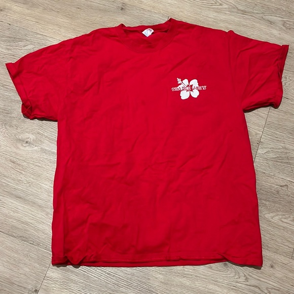 Other - Trader Joe’s Red Tee Crew Neck Shirt